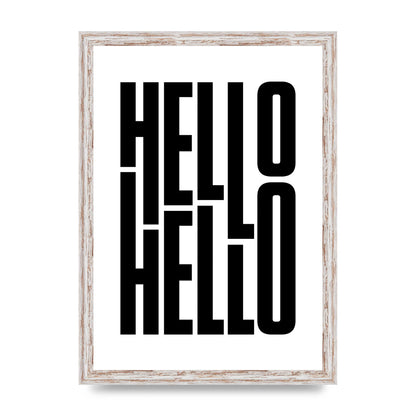 Hello" Art For The Home - A3 framed