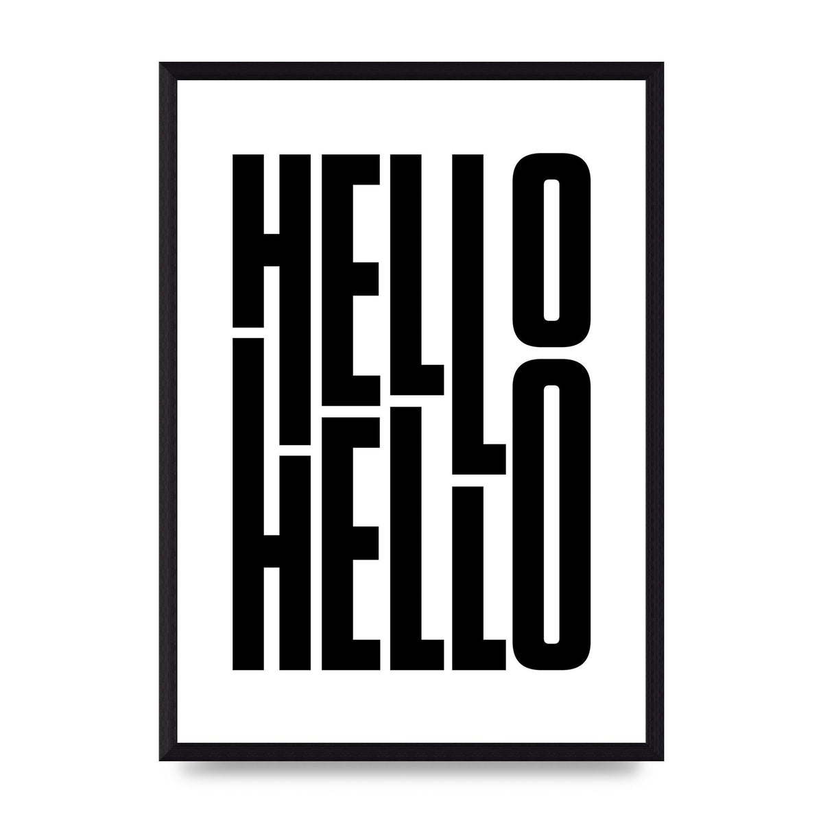 Hello" Art For The Home - A3 framed