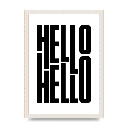 Hello" Art For The Home - A3 framed
