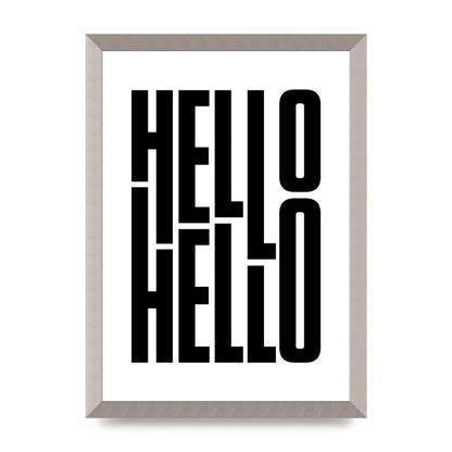 Hello" Art For The Home - A3 framed