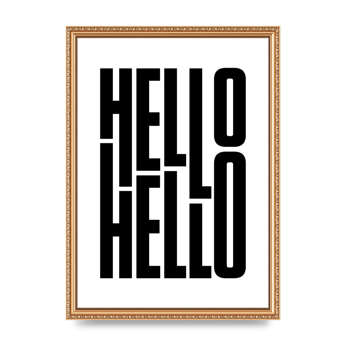 Hello" Art For The Home - A3 framed