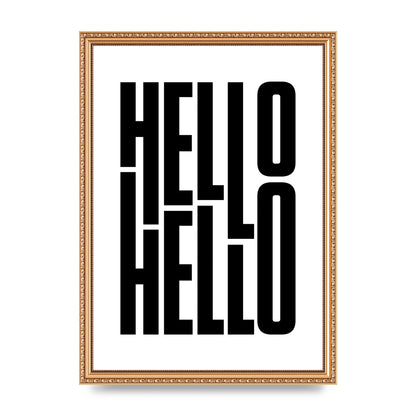 Hello" Art For The Home - A3 framed