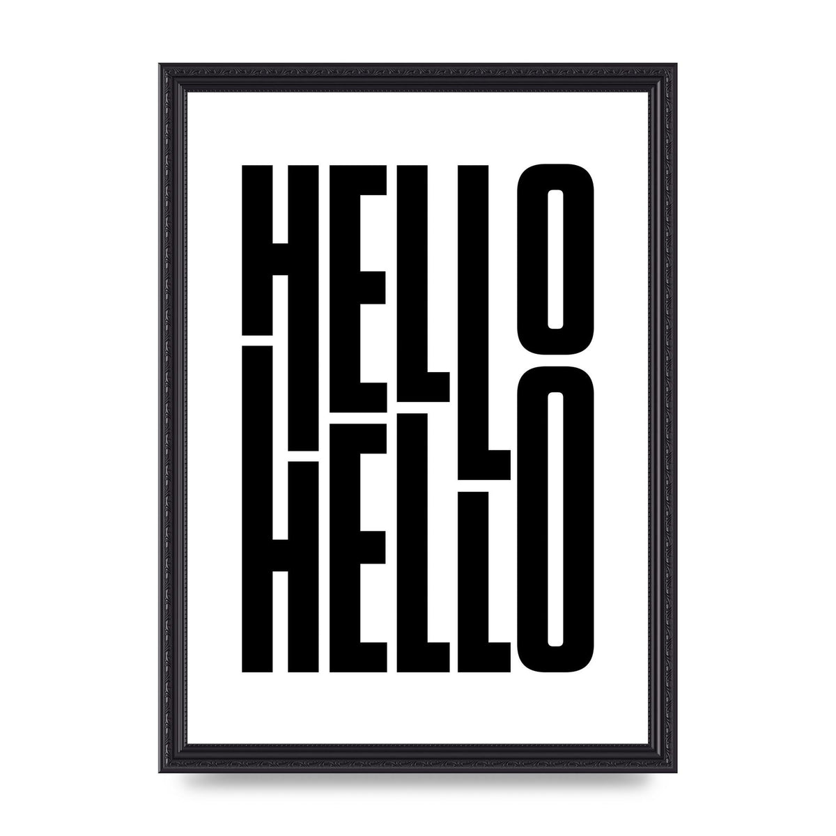 Hello" Art For The Home - A3 framed