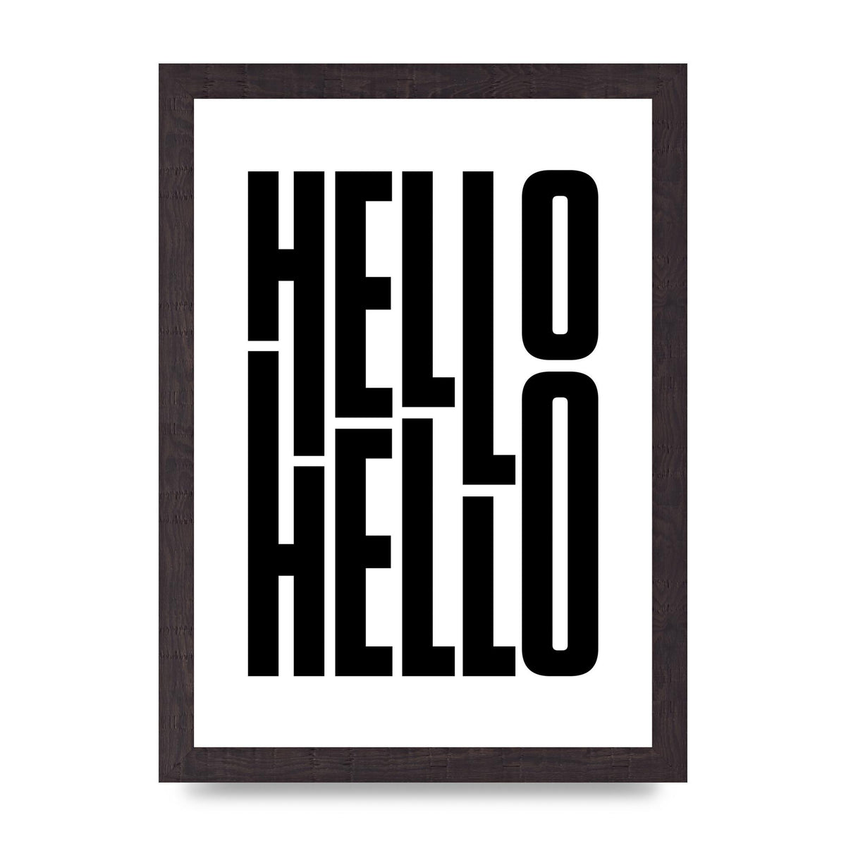 Hello" Art For The Home - A4 framed