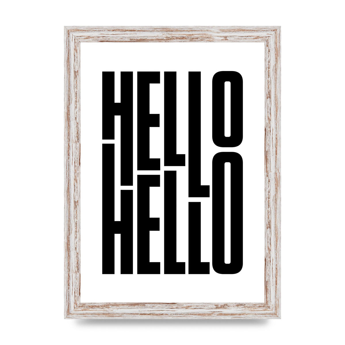Hello" Art For The Home - A4 framed