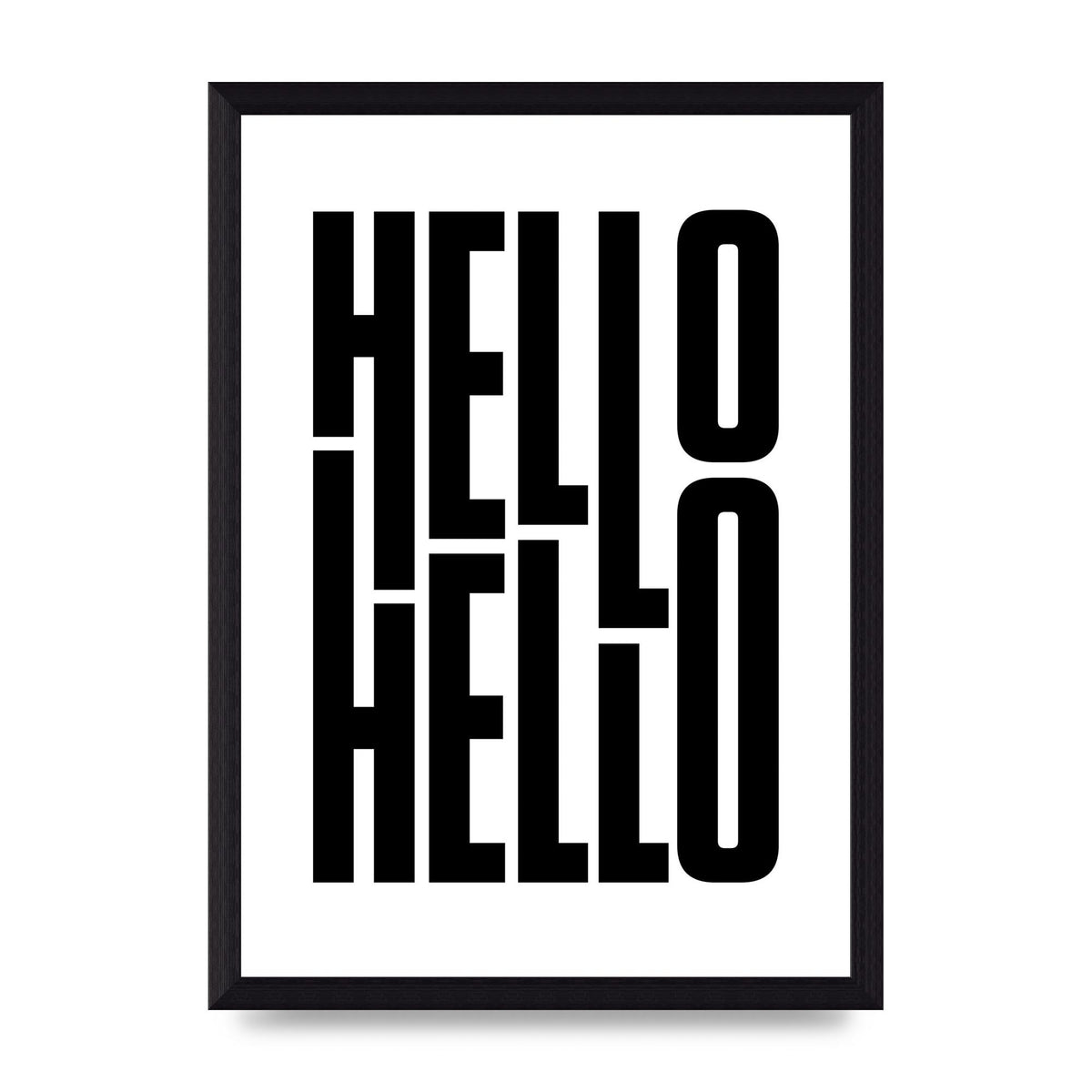 Hello" Art For The Home - A4 framed