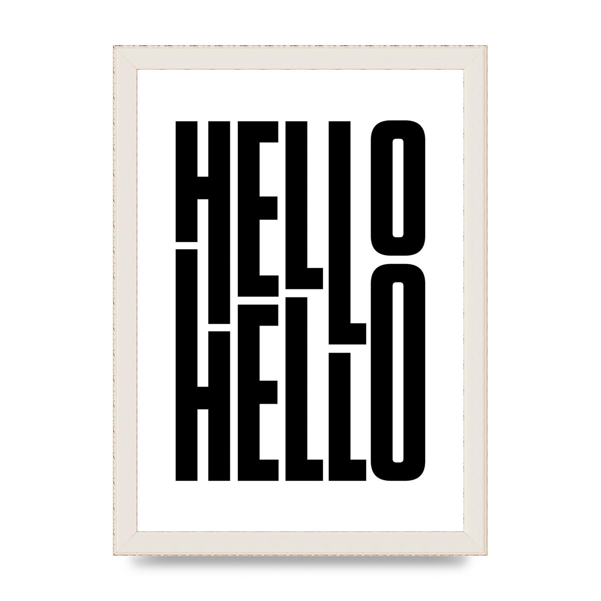 Hello" Art For The Home - A4 framed
