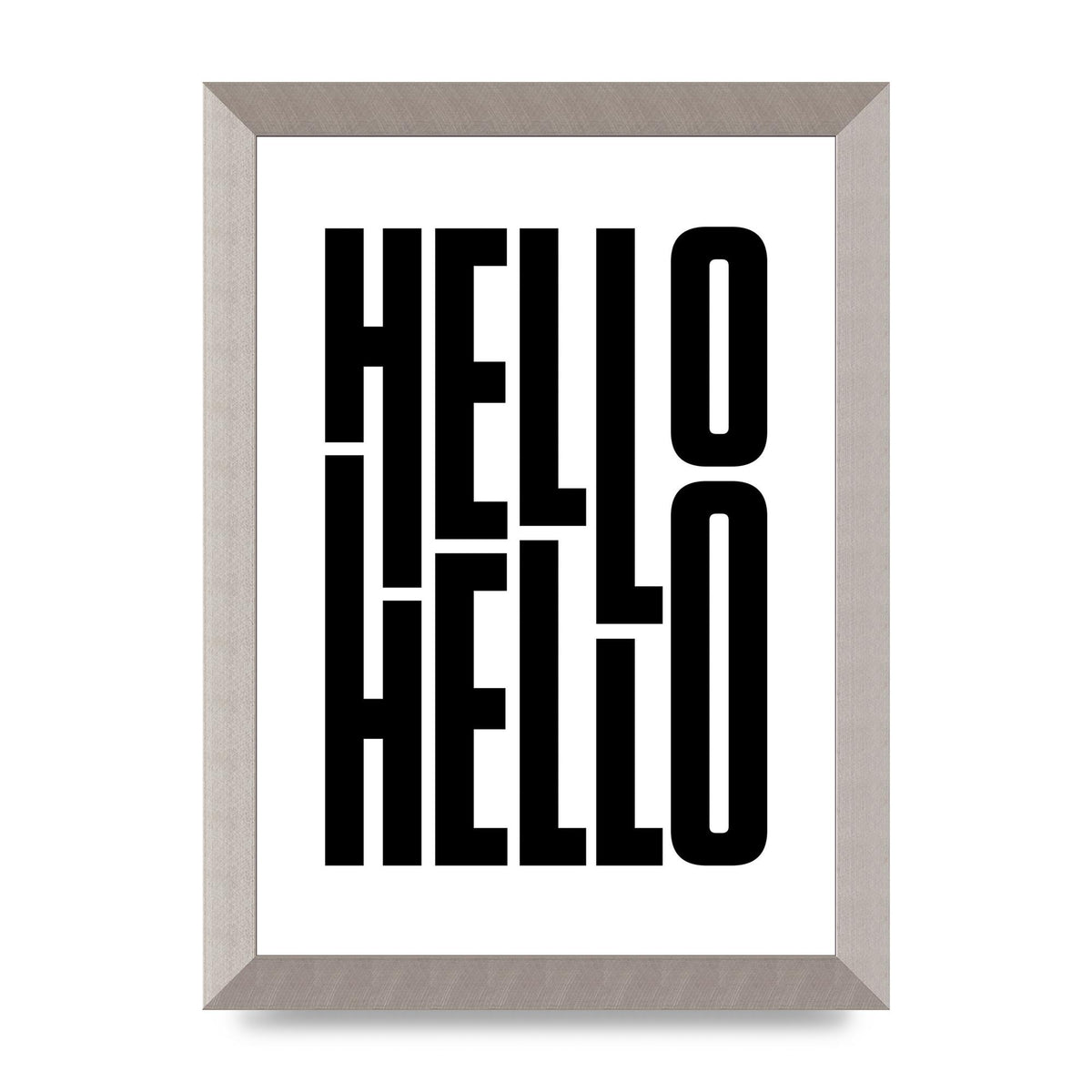 Hello" Art For The Home - A4 framed