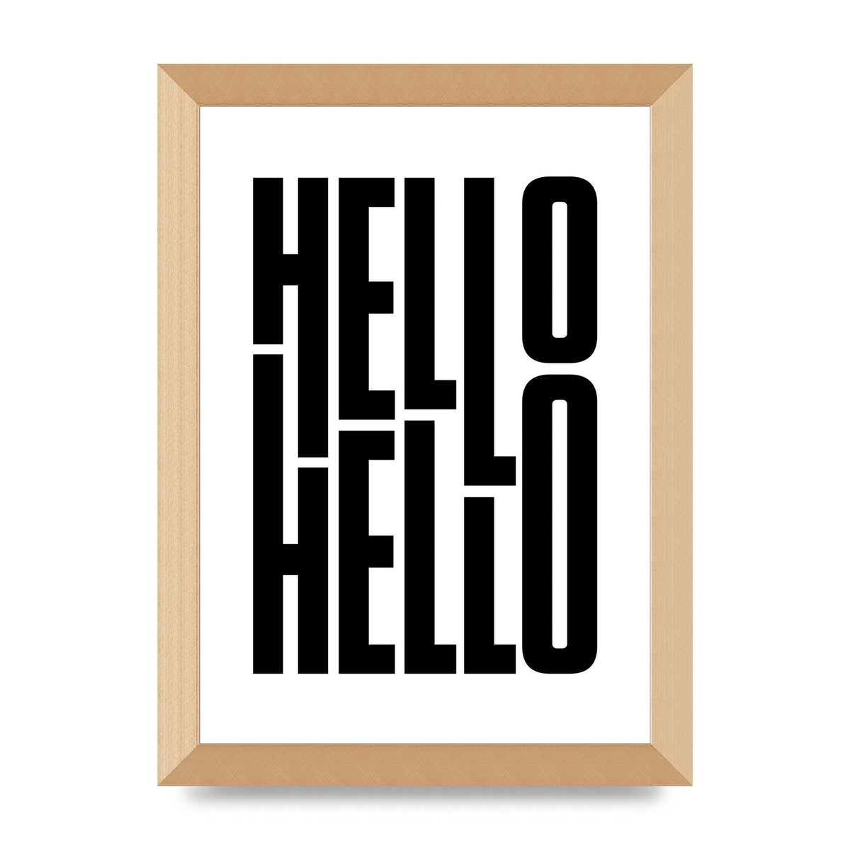 Hello" Art For The Home - A4 framed