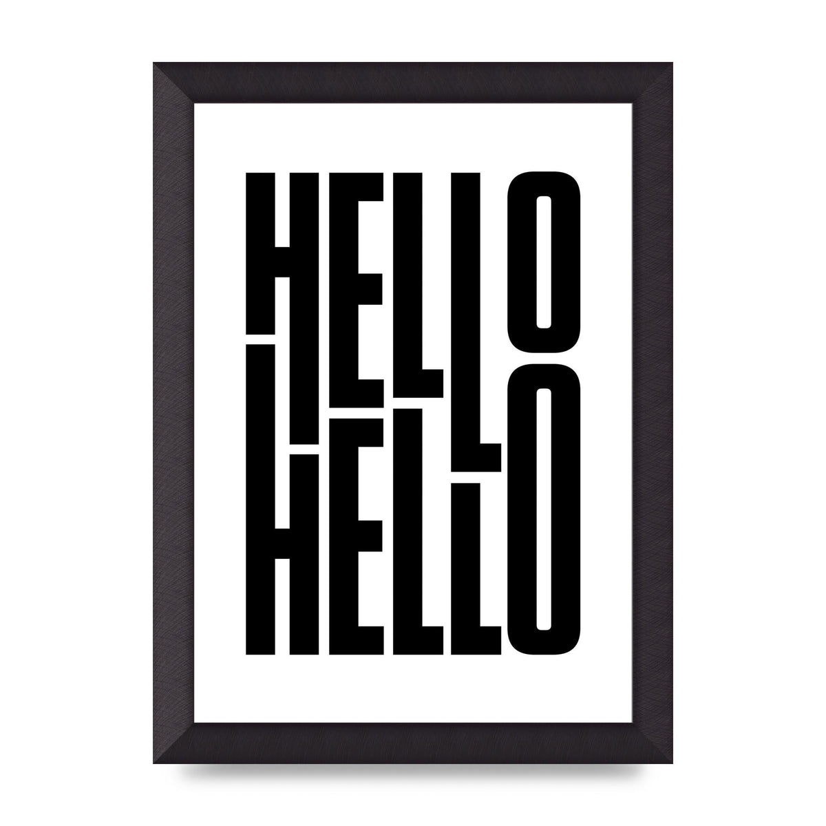 Hello" Art For The Home - A4 framed