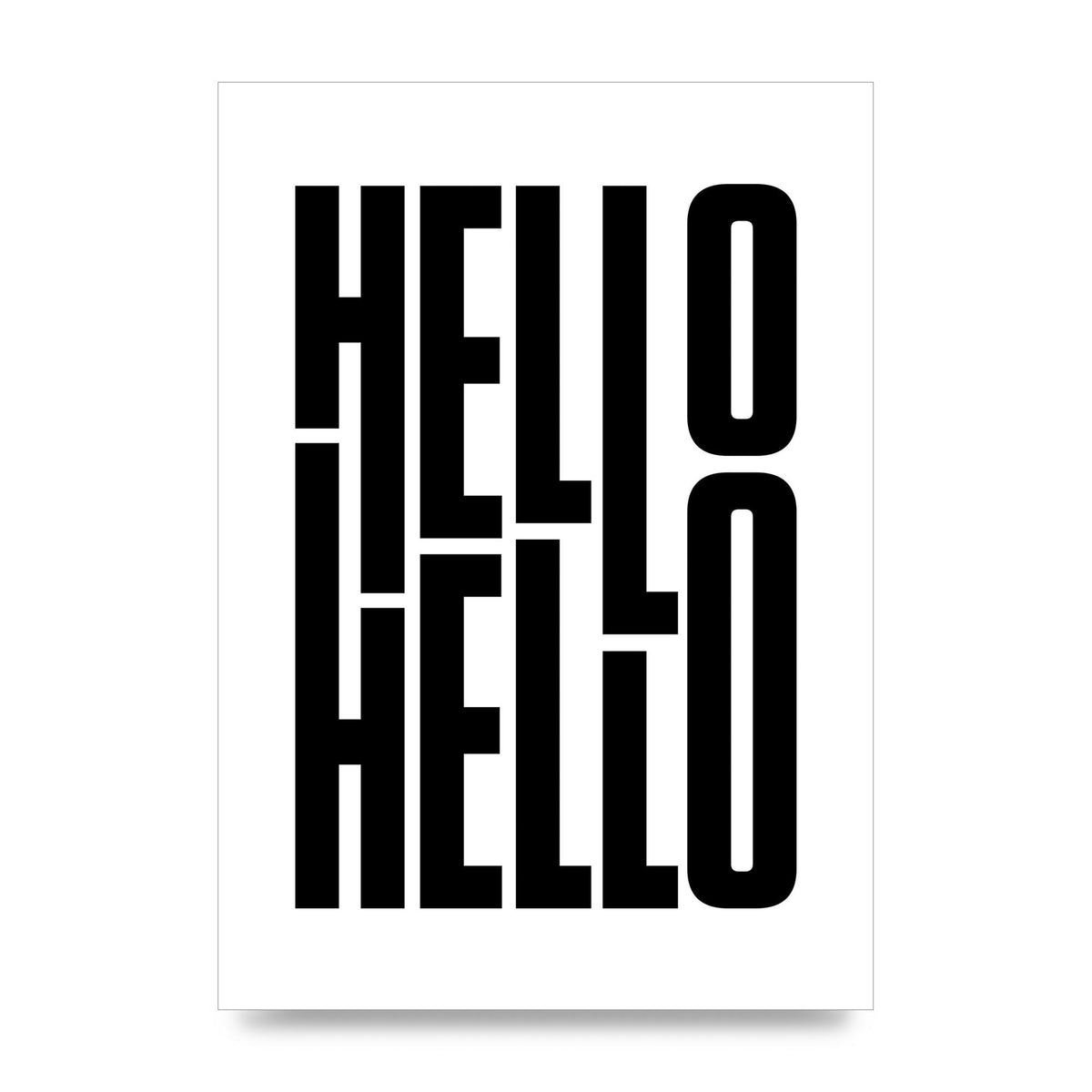 Hello" Art For The Home - unframed print