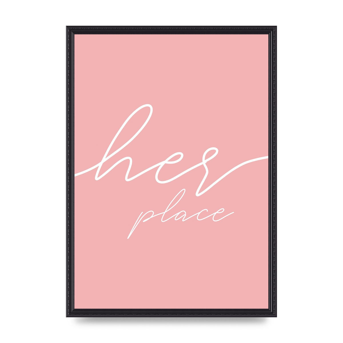 Her Place" Wall Art - A2 framed