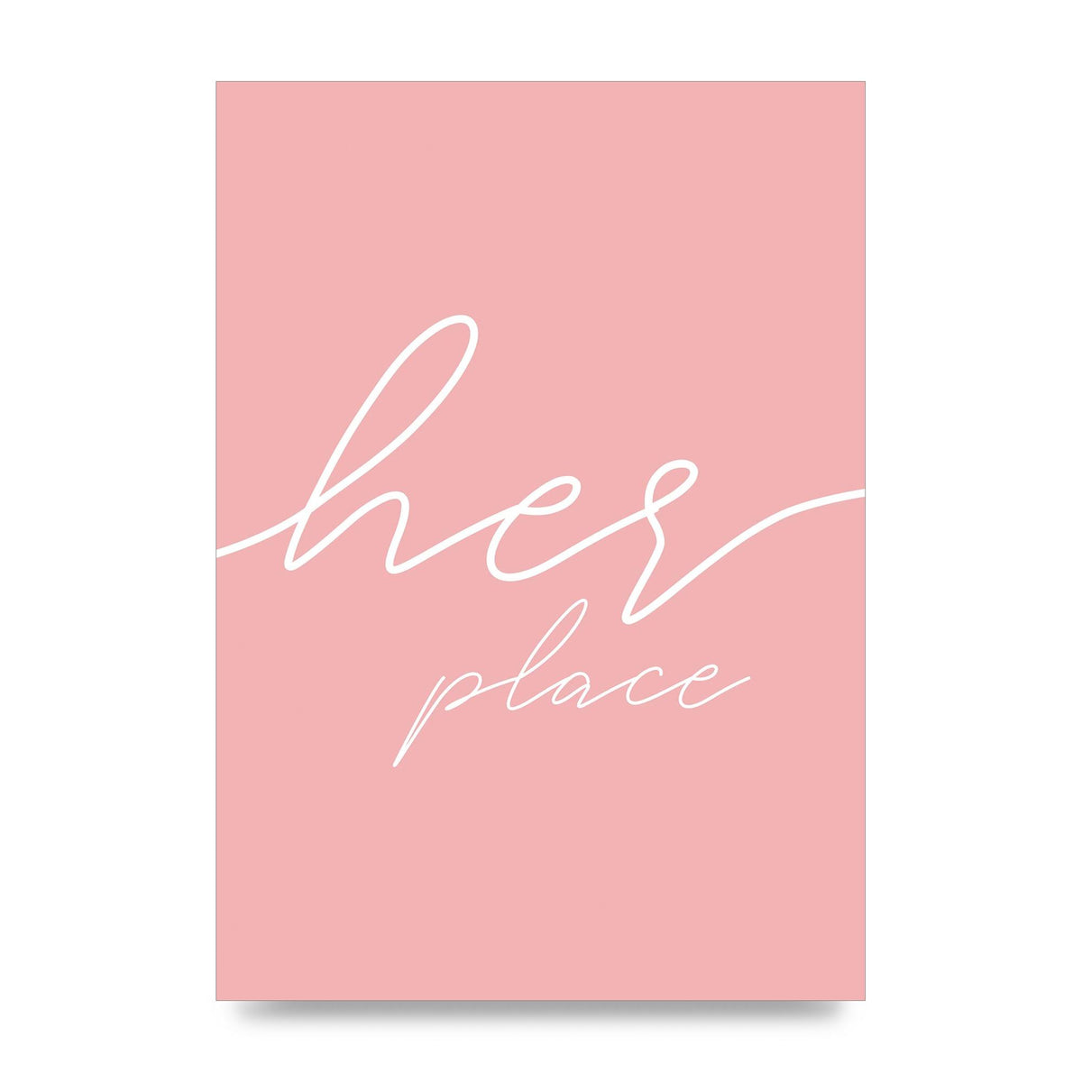 Her Place" Wall Art - unframed print