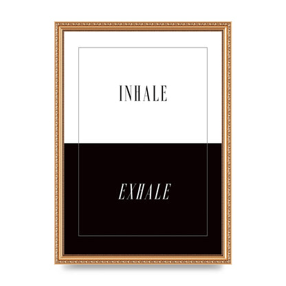 Inhale Exhale" Printed Poster - A3 framed