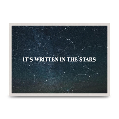 Its Written In" Art For The Home - A2 framed