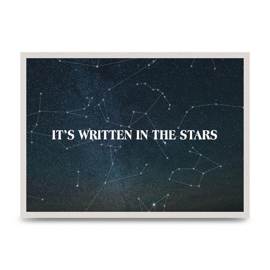 Its Written In" Art For The Home - A2 framed