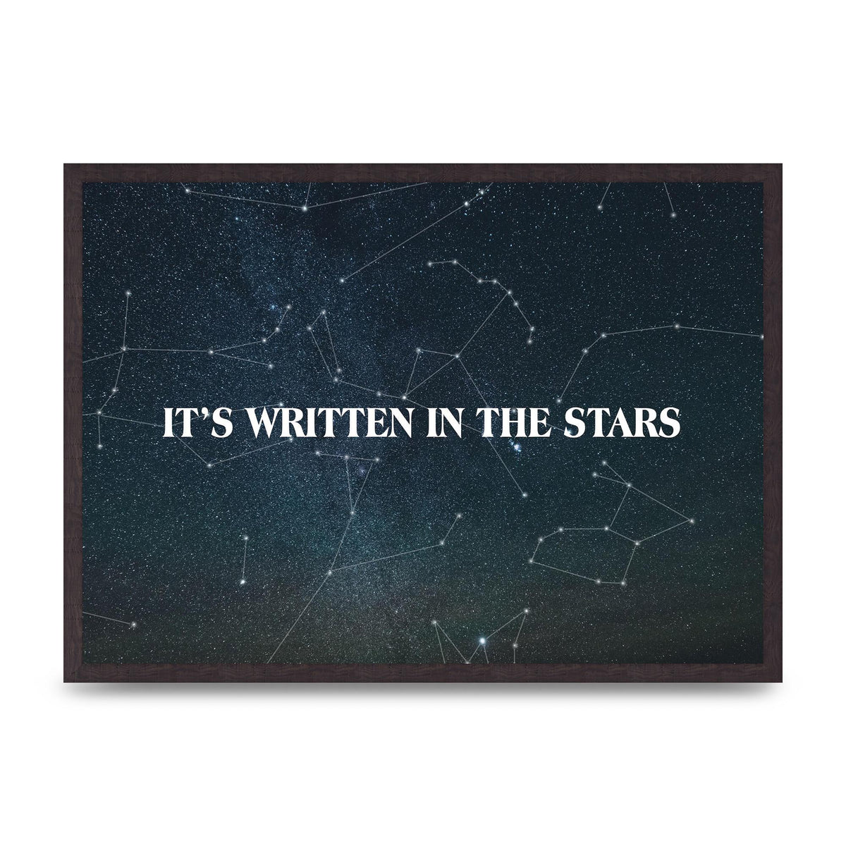 Its Written In" Art For The Home - A2 framed