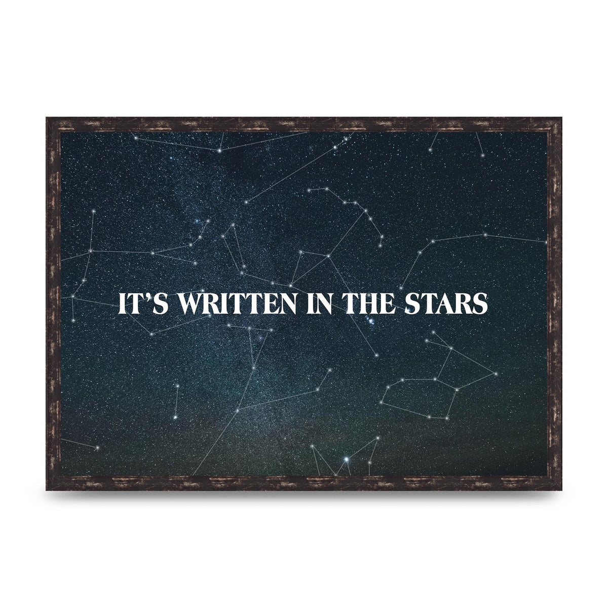 Its Written In" Art For The Home - A2 framed