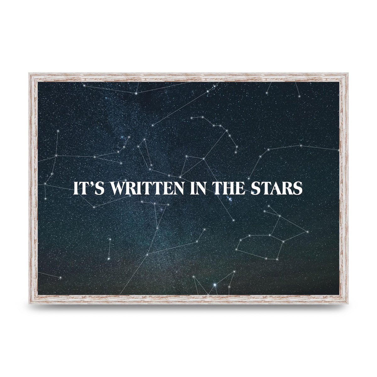 Its Written In" Art For The Home - A2 framed