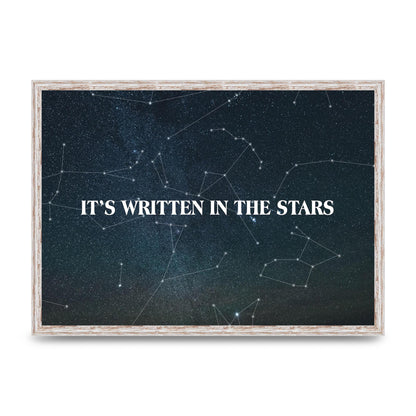 Its Written In" Art For The Home - A2 framed