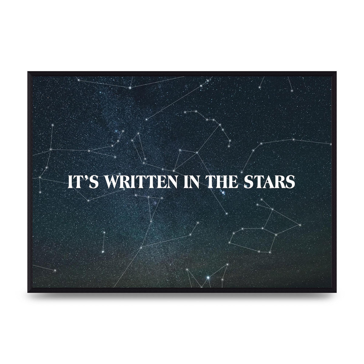 Its Written In" Art For The Home - A2 framed