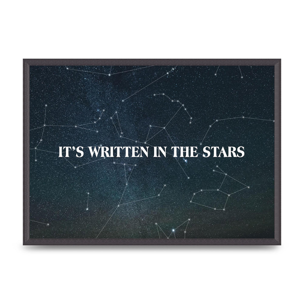 Its Written In" Art For The Home - A2 framed
