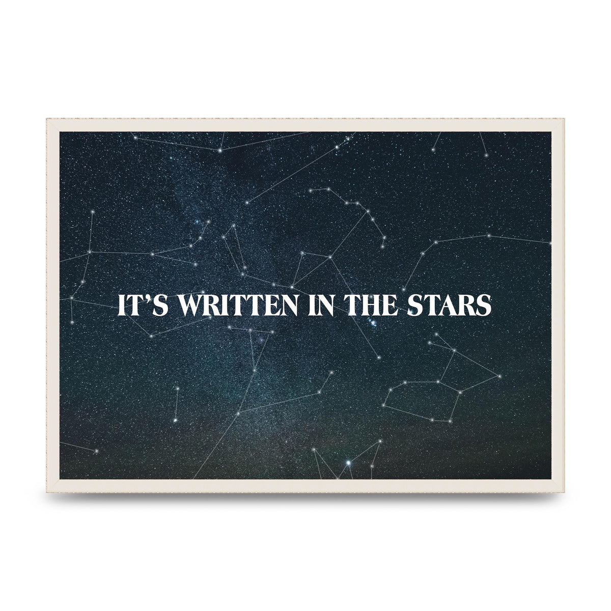 Its Written In" Art For The Home - A2 framed