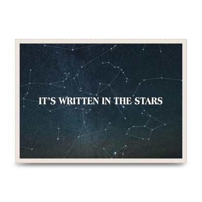 Its Written In" Art For The Home - A2 framed