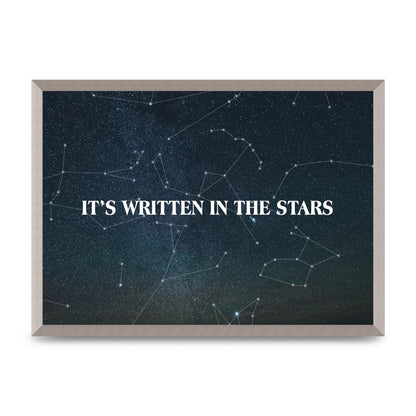 Its Written In" Art For The Home - A2 framed