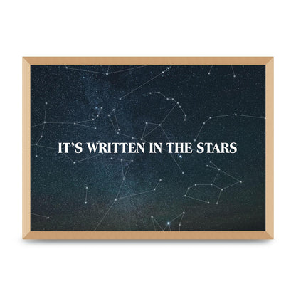 Its Written In" Art For The Home - A2 framed