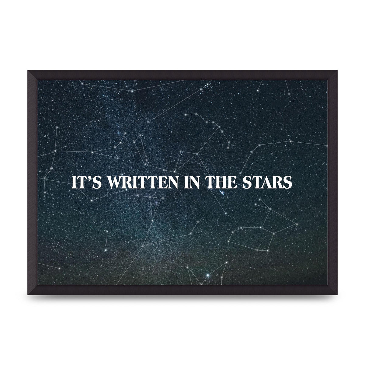 Its Written In" Art For The Home - A2 framed