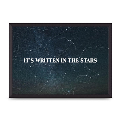 Its Written In" Art For The Home - A2 framed