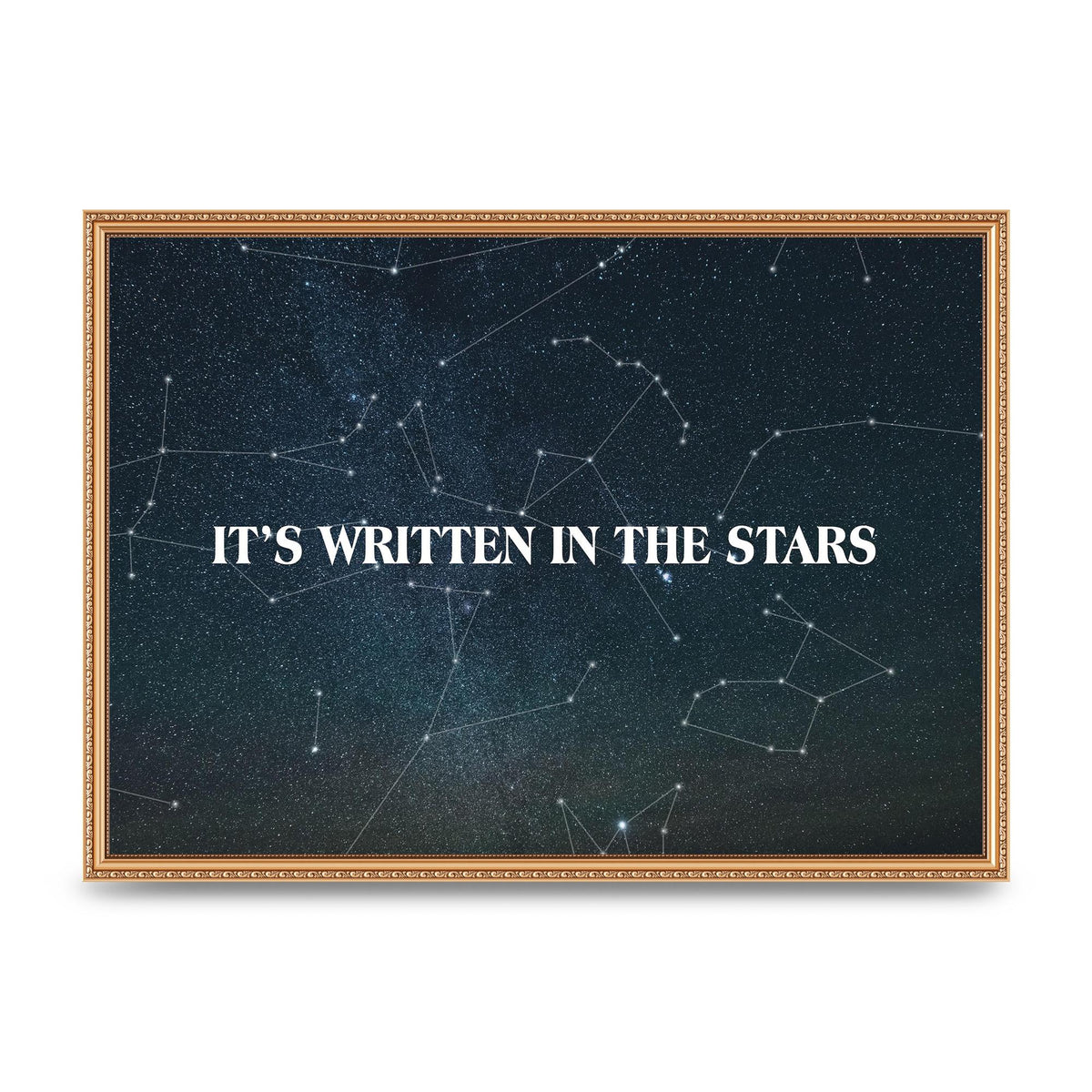 Its Written In" Art For The Home - A2 framed