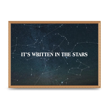 Its Written In" Art For The Home - A2 framed