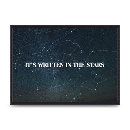 Its Written In" Art For The Home - A2 framed