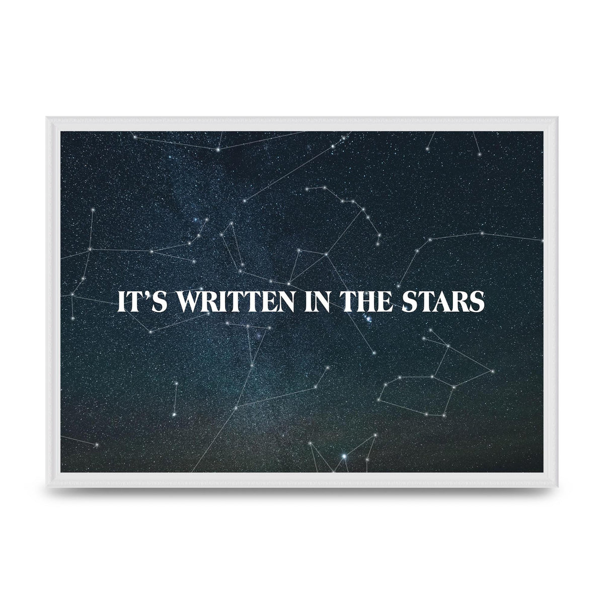 Its Written In" Art For The Home - A2 framed