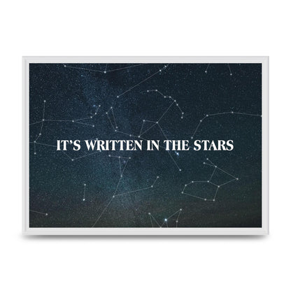 Its Written In" Art For The Home - A2 framed