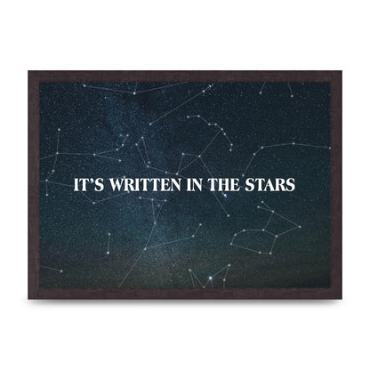 Its Written In" Art For The Home - A3 framed