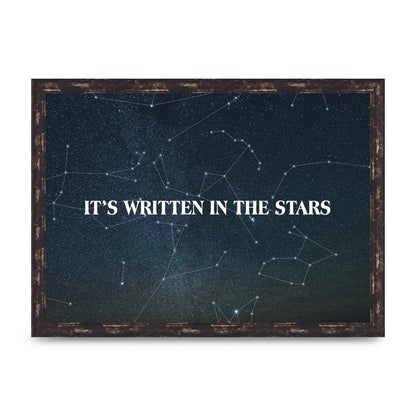 Its Written In" Art For The Home - A3 framed