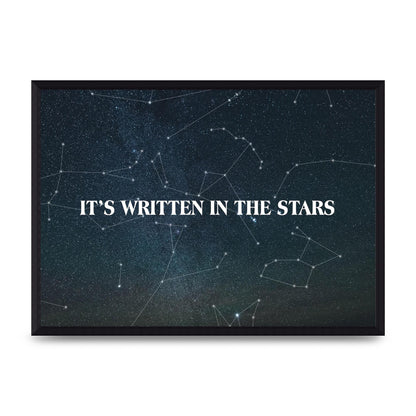 Its Written In" Art For The Home - A3 framed