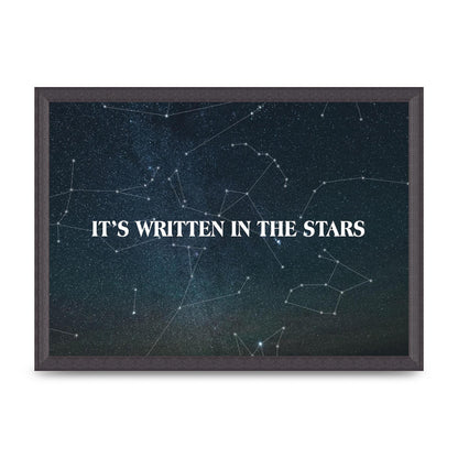 Its Written In" Art For The Home - A3 framed