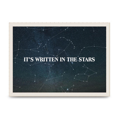 Its Written In" Art For The Home - A3 framed