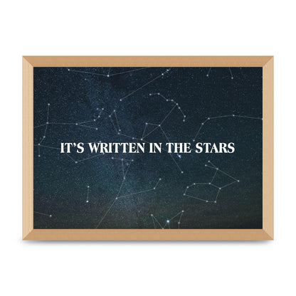 Its Written In" Art For The Home - A3 framed