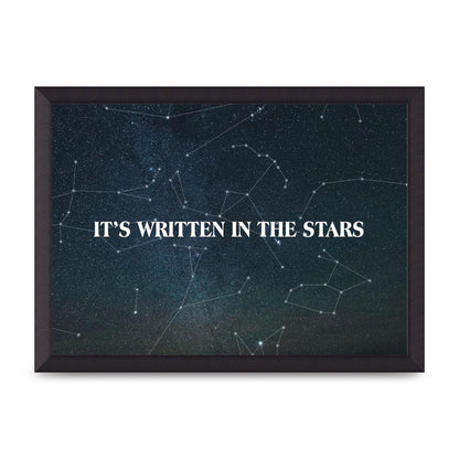 Its Written In" Art For The Home - A3 framed