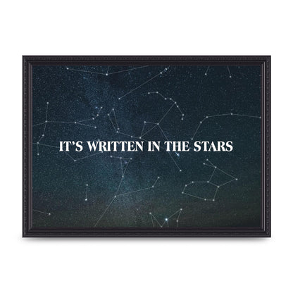 Its Written In" Art For The Home - A3 framed