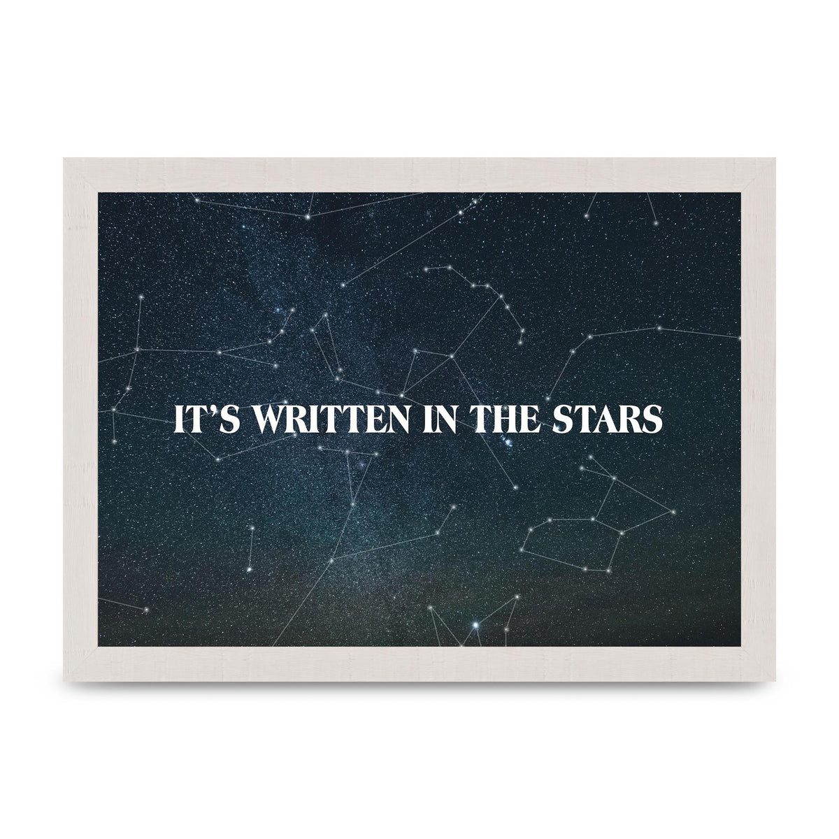 Its Written In" Art For The Home - A4 framed