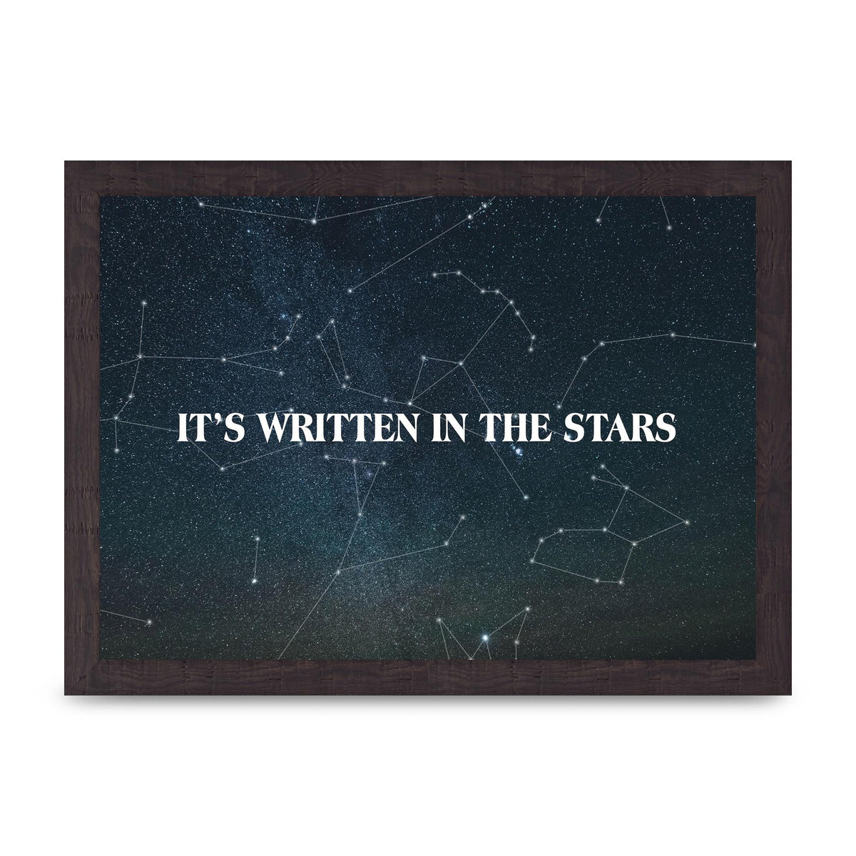 Its Written In" Art For The Home - A4 framed
