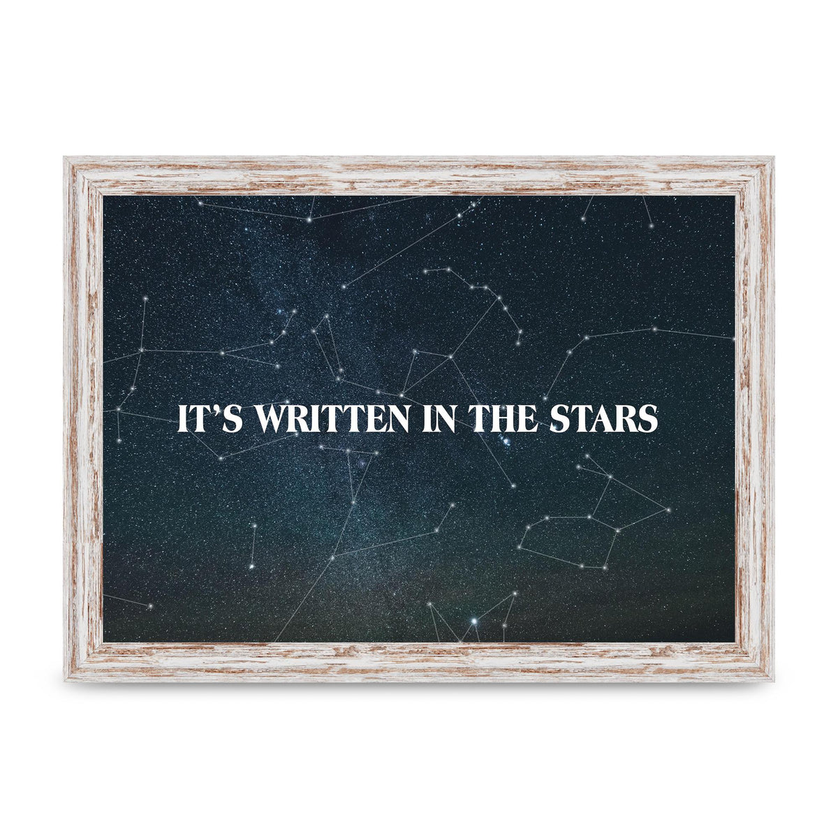 Its Written In" Art For The Home - A4 framed