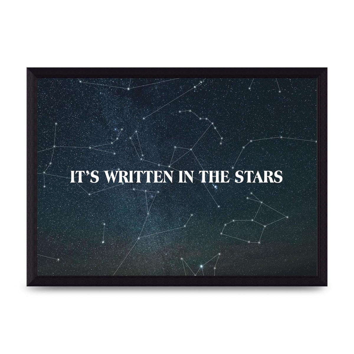 Its Written In" Art For The Home - A4 framed