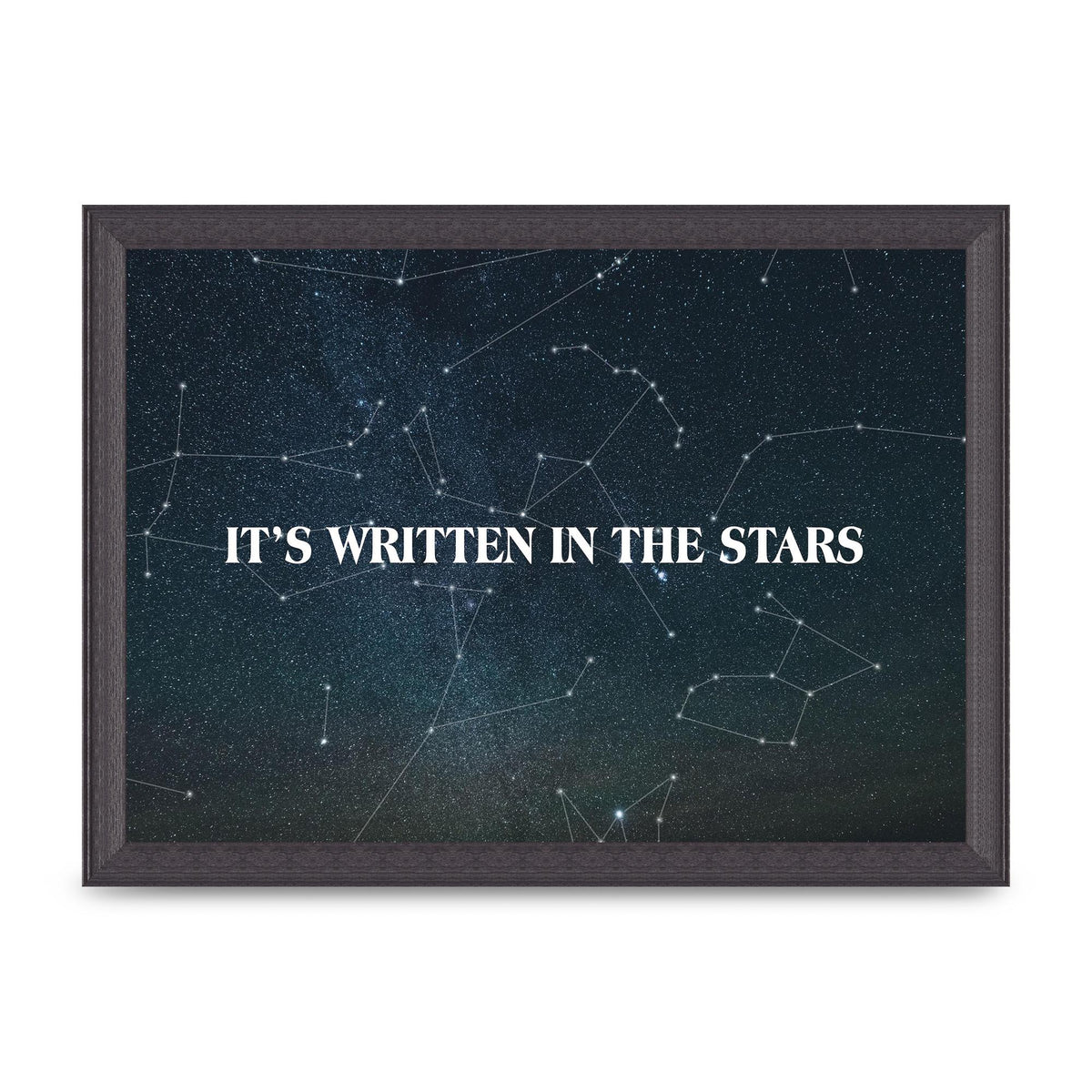 Its Written In" Art For The Home - A4 framed